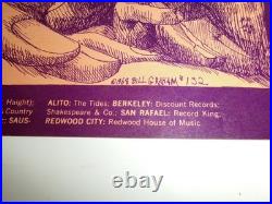 Bill Graham-1968 Fillmore Concert Poster-BG#132-Chambers Brothers-Burdon/Animals