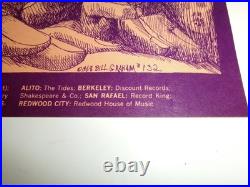 Bill Graham-1968 Fillmore Concert Poster-BG#132-Chambers Brothers-Burdon/Animals