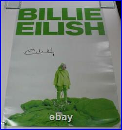 Billie Eilish Signed Autograph Concert Poster When We Fall Asleep Where Do We Go