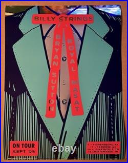 Billy Strings Tour Poster Sept 2025 Bryan Sutton Royal Masat Print