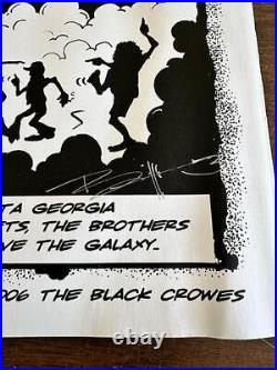 Black Crowes Atlanta 2006 Concert Poster Biffle Silkscreen Comic Original