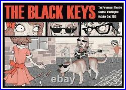 Black Keys Seattle 2010 Ben Wilson Concert Poster Original
