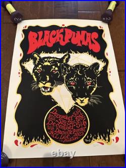 Black Pumas Concert Poster ACL 2023 Artist Edition 17/70