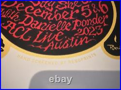 Black Pumas Concert Poster ACL 2023 Artist Edition 17/70