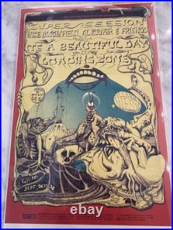 Bloomfield Kooper Lading Zone Original Rock Poster 1968 Bill Graham Fillmore Bloomfield Kooper Lading Zone Original Rock Poster 1968 Bill Graham Fillmore