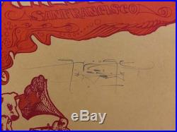 Bo Diddley Avalon San Francisco 1966 Fd18-1 Concert Poster Signed Mouse Original