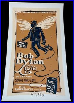 Bob Dylan Silkscreen Concert Poster #26/100 Atlanta 2004 Rare Print not vinyl