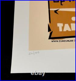 Bob Dylan Silkscreen Concert Poster #26/100 Atlanta 2004 Rare Print not vinyl