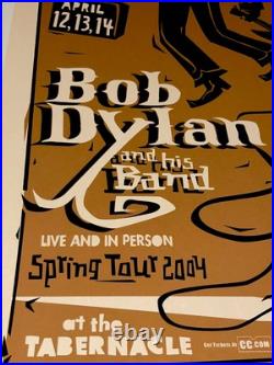 Bob Dylan Silkscreen Concert Poster #26/100 Atlanta 2004 Rare Print not vinyl