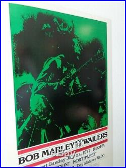 Bob Marley and the Wailers Concert Poster 1977-Paramount Northwest Scarce