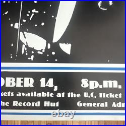 Bob Seger Original Concert Poster 22x17 1976 Central Michigan Rare 70's NOS