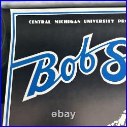 Bob Seger Original Concert Poster 22x17 1976 Central Michigan Rare 70's NOS