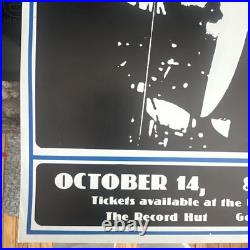Bob Seger Original Concert Poster 22x17 1976 Central Michigan Rare 70's NOS