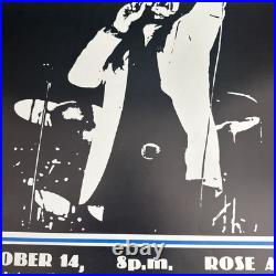 Bob Seger Original Concert Poster 22x17 1976 Central Michigan Rare 70's NOS