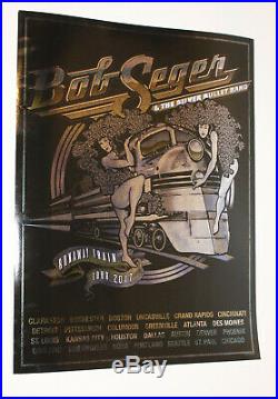 Bob Seger Rare Runaway Train Tour 2017 Original Concert Poster Very Rare