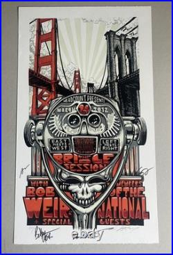 Bob Weir The Bridge Session Headcount Presents Concert Poster 2012 San Rafael CA