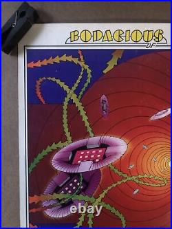 Bodacious DF original Vintage Poster Psychedelic Abstract Fried Tea Lautrec 1973