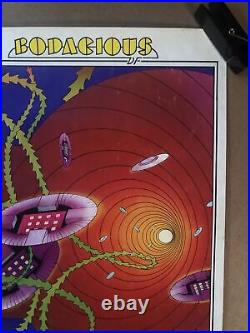 Bodacious DF original Vintage Poster Psychedelic Abstract Fried Tea Lautrec 1973