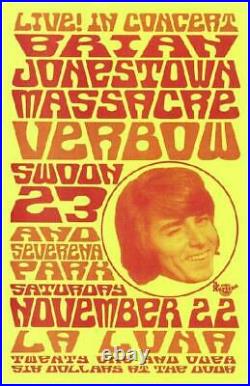 Brian Jonestown Massacre 1997 Portland Concert Poster