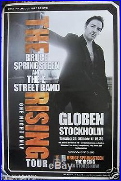 Bruce Springsteen2002 Swedish Concert Poster