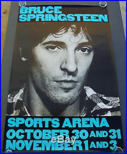 Bruce Springsteen The River Tour Original Rolled Concert Poster (1980)