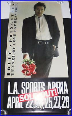 Bruce Springsteen Tunnel Of Love Tour Original Rolled Concert Poster (1987)