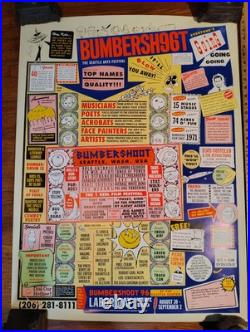 Bumbershoot Original Seattle 1996 Official Concert Poster Rare HTF OOP Amazing Bumbershoot Original Seattle 1996 Official Concert Poster Rare HTF OOP Amazing