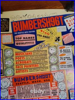 Bumbershoot Original Seattle 1996 Official Concert Poster Rare HTF OOP Amazing Bumbershoot Original Seattle 1996 Official Concert Poster Rare HTF OOP Amazing
