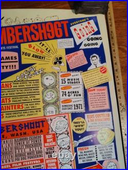 Bumbershoot Original Seattle 1996 Official Concert Poster Rare HTF OOP Amazing Bumbershoot Original Seattle 1996 Official Concert Poster Rare HTF OOP Amazing