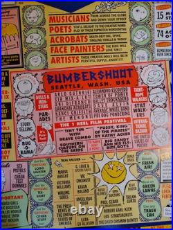 Bumbershoot Original Seattle 1996 Official Concert Poster Rare HTF OOP Amazing Bumbershoot Original Seattle 1996 Official Concert Poster Rare HTF OOP Amazing