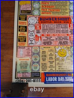 Bumbershoot Original Seattle 1996 Official Concert Poster Rare HTF OOP Amazing Bumbershoot Original Seattle 1996 Official Concert Poster Rare HTF OOP Amazing