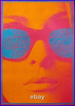 CHAMBERS BROTHERS NEON ROSE NR12 1967 concert poster VICTOR MOSCOSO NM