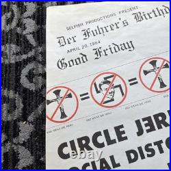 CIRCLE JERKS Social Distortion Vandals 1984 Original Concert Poster Hollywood