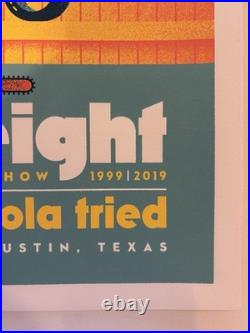 CONCERT POSTER 1999-2019 Cruiserweight Quiet Company Lola Tried Austin TX