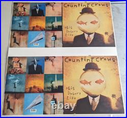 COUNTING CROWS Band 90's Concert Poster THIS DESERT LIFE 26 X 28? ORIGINAL