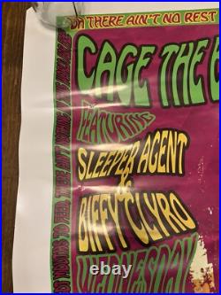 Cage The Elephant Concert Poster 2011 Rialto Theater Venue Advertisement RARE Cage The Elephant Concert Poster 2011 Rialto Theater Venue Advertisement RARE