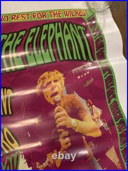 Cage The Elephant Concert Poster 2011 Rialto Theater Venue Advertisement RARE Cage The Elephant Concert Poster 2011 Rialto Theater Venue Advertisement RARE