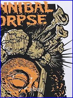 Canibal Corpse Trocadero Philadelphia Original 2 Concert Poster Uncut