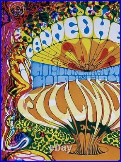 Canned Heat Gordon Lightfoot Psychedelic Naked LSD 1968 Original Concert Poster