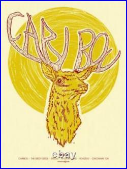 Caribou Cincinnati 2010 Silkscreen Concert Poster Original