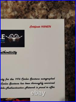 Carlos Santana Signed Concert Poster Vip Backstage Pass + After Party Pass+ Coa