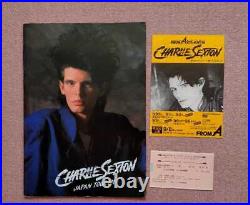 Charlie Sexton Concert Ticket Stubs 1986 1989 in Tokyo Japan Rare with Pamphlet