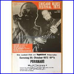 Chicago Blues Festival 1973 Porrhaus / Vienna (Vintage Concert Poster)