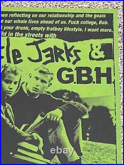 Circle Jerks GBH Quit College, Go On Tour 2004 Stainboy Original Concert Poster