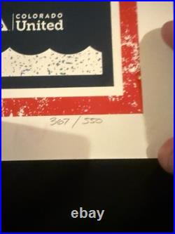 Colorado Rising Flood Relief Concert Poster Denver CO 2013 #367/550