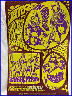 Concert Poster 14 x 21 Jefferson Airplane Fillmore Winterland San Francisco Ca Concert Poster 14 x 21 Jefferson Airplane Fillmore Winterland San Francisco Ca