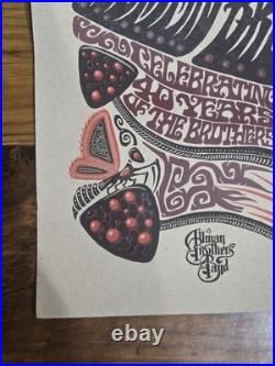 Concert Poster For Widespread Panic And The Allman Brothers Band