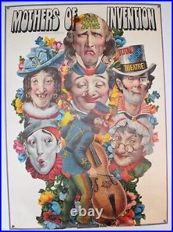 Concert Poster Frank Zappa's Mothers of Invention Gunther Kieser 1971 Concert Poster Frank Zappa's Mothers of Invention Gunther Kieser 1971