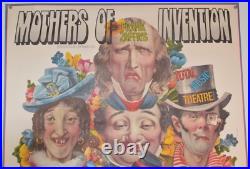 Concert Poster Frank Zappa's Mothers of Invention Gunther Kieser 1971 Concert Poster Frank Zappa's Mothers of Invention Gunther Kieser 1971