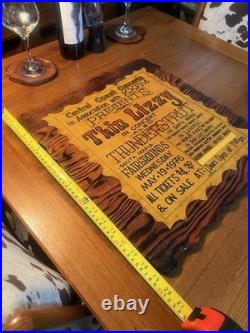 Concert poster original Attic Find Look! Thin Lizzy